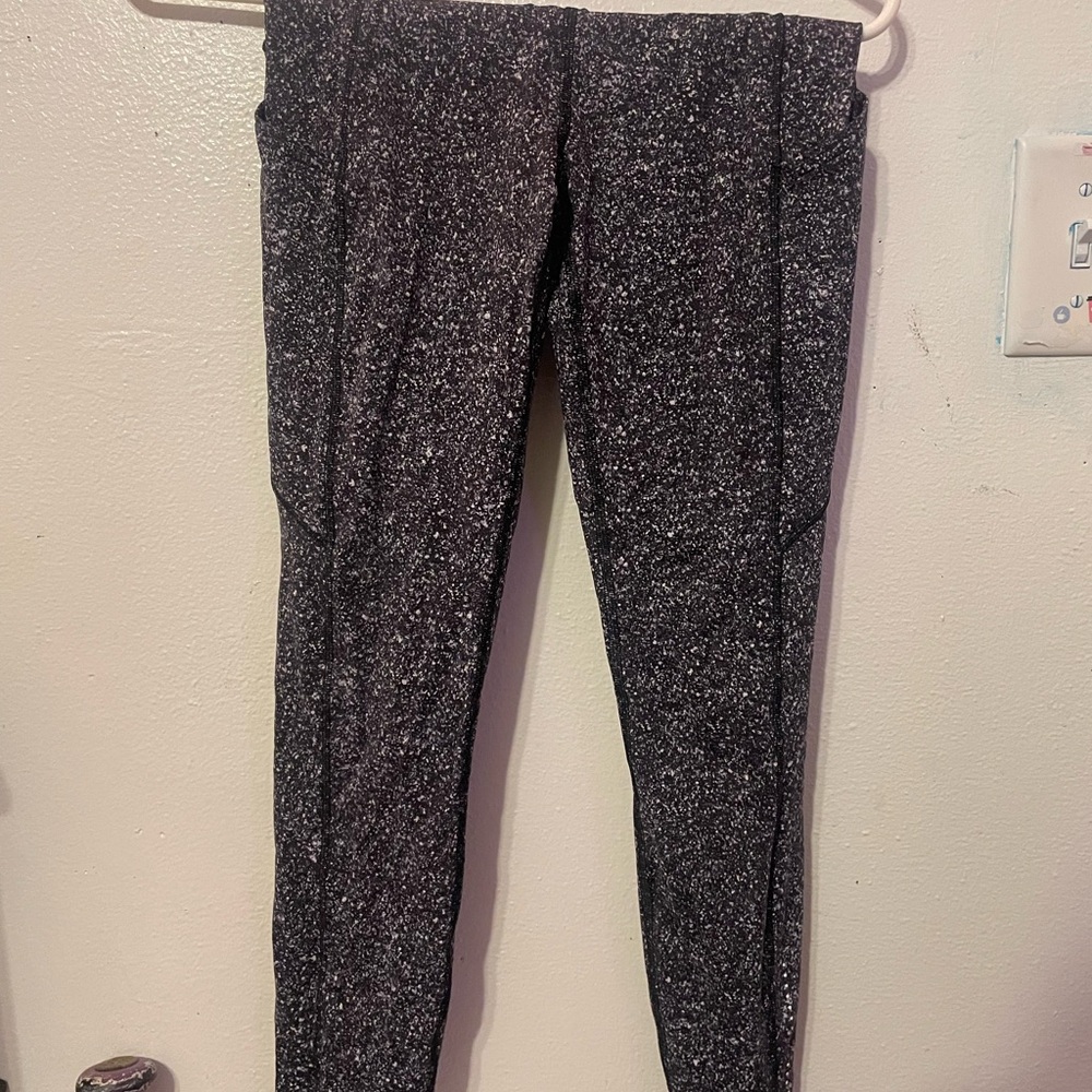 lululemon athletica Black Speckled Leggings